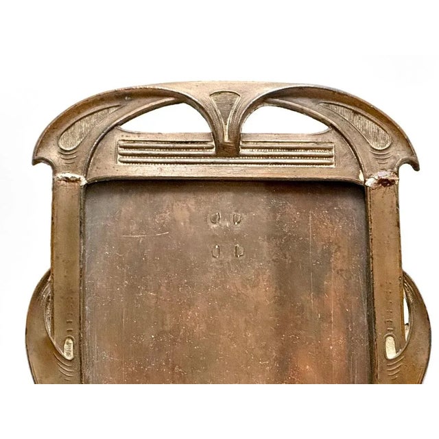 Art Nouveau Photo Frame in Copper, 1900s For Sale - Image 6 of 10