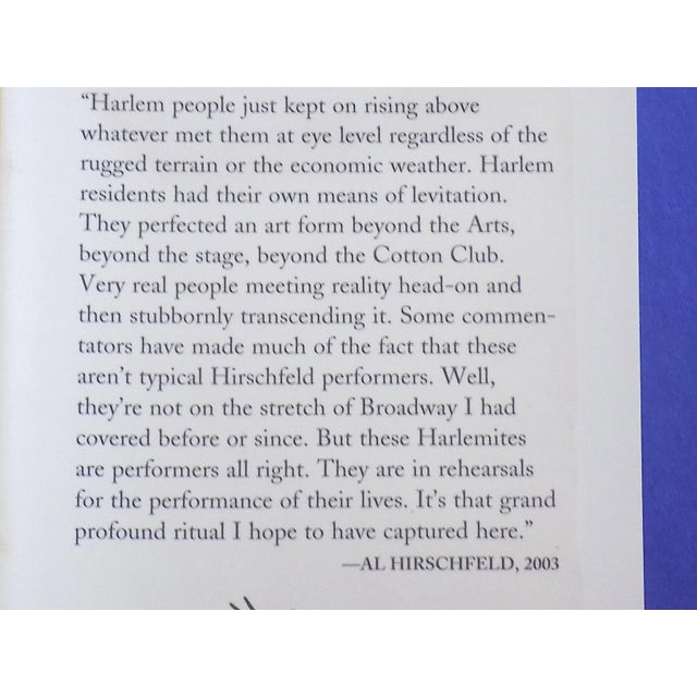 Printmaking Materials Vintage "Al Hirschfeld's Harlem" Lithographs - Set of 12 For Sale - Image 7 of 8