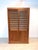 Teak Wardrobe with Louvered Sliding Doors For Sale - Image 6 of 7