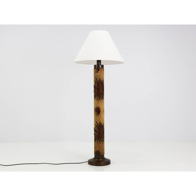 Large Italian Art Deco Luminator Style Floor Lamp, 1940s For Sale - Image 11 of 11