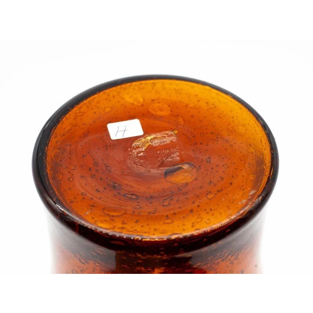 Mid-Century Modern Glass Vase by Erik Höglund for Boda, Sweden, 1950s For Sale - Image 3 of 7