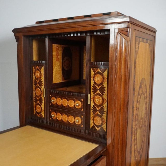 Vintage Art Deco Secretaire, 1930s For Sale - Image 4 of 18