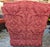 Late 20th Century Jessica Charles Swivel Rocker Armchair Club Chair - Damask For Sale - Image 4 of 13