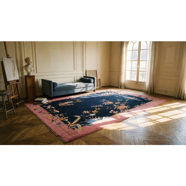 1920s Chinese Art Deco Carpet For Sale - Image 12 of 12