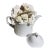 Celestial Meets the Sea Shell Encrusted Tea Pot-Coastal Art Sculpture For Sale
