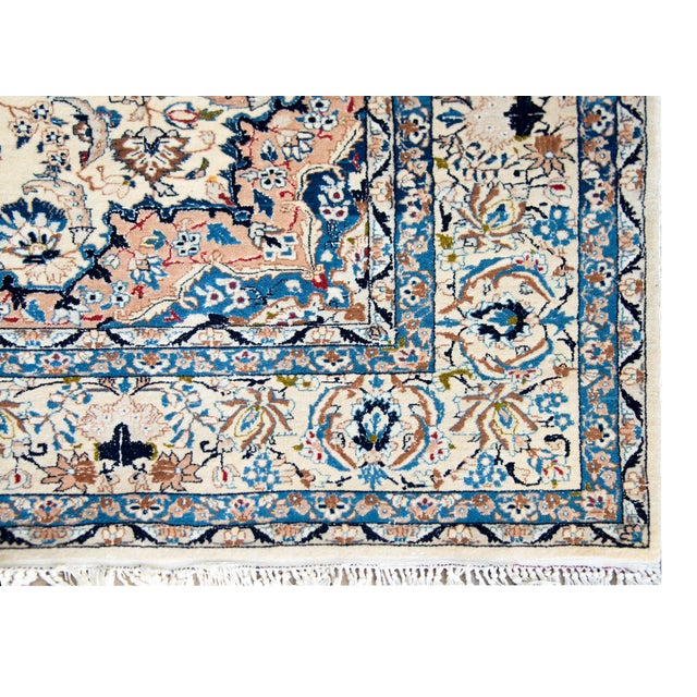 Vintage Persian Naein Rug For Sale - Image 9 of 13