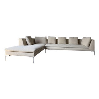 B&b Italia Charles Corner Sectional Sofa by Antonio Citterio For Sale