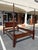 American Lexington Queen Size Mahogany Rice Carved Poster Bed Frame For Sale - Image 3 of 18