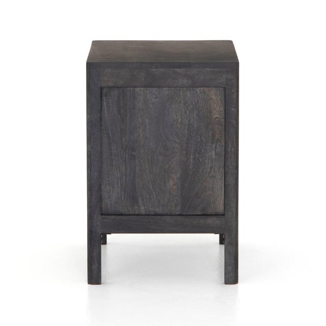Four Hands Sydney Left Nightstand, Black Wash For Sale - Image 9 of 13