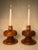 Vintage Mid Century Modern Solid Wood Turned Taper Candleholders, a Pair For Sale - Image 9 of 12