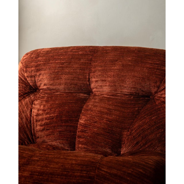 Brown Modular Nuvolone Sofa by Rino Maturi for Mimo Padova, 1970s, Set of 3 For Sale - Image 8 of 18