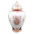 Vintage Mottahedeh Design Japanese Imari Floral Ginger Jar With Lid Large For Sale