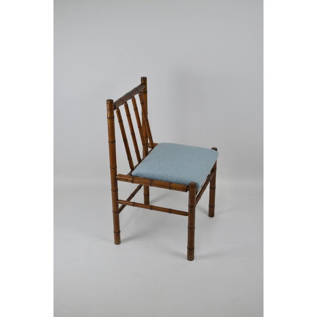 Wooden Chair in Faux Bamboo, France, 1970s For Sale - Image 5 of 16