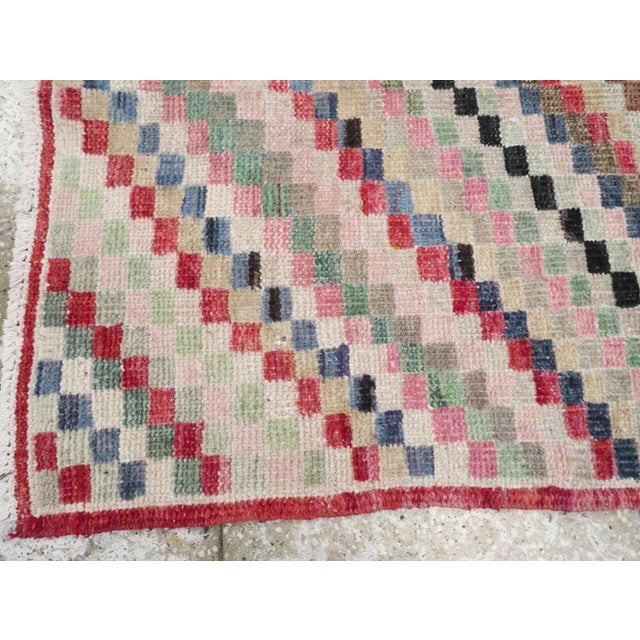 Textile Galerie Shabab Collection Mid-20th Century, Handmade Turkish Anatolian Throw Rug For Sale - Image 7 of 10