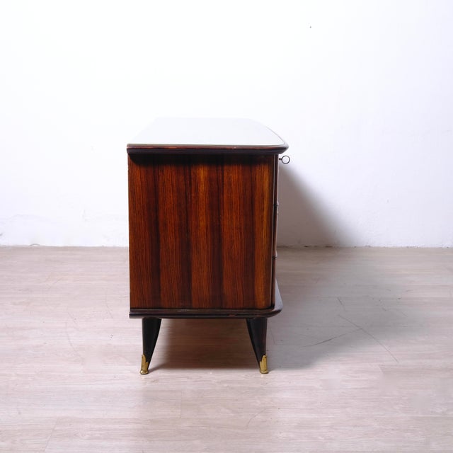 1950s Vintage Italian Como Chest of Drawers, 1950s For Sale - Image 5 of 18