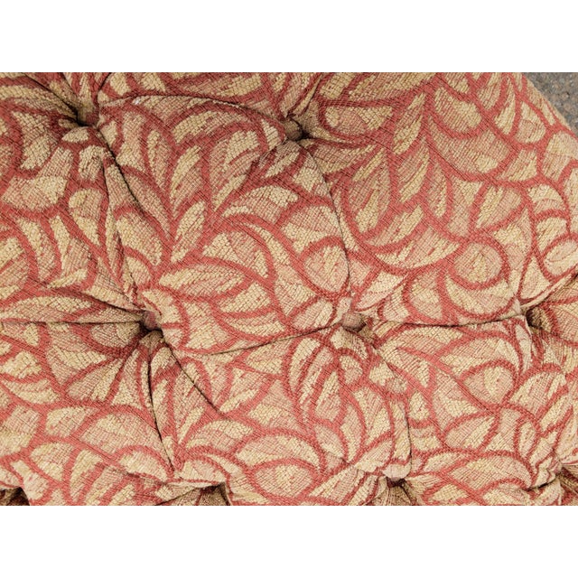 Early 21st Century Ethan Allen Fully Upholstered Seating Ottoman For Sale - Image 5 of 8