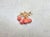 Vintage 14k Gold Momo Coral Cherry Branch Brooch, Japan, 1980s For Sale - Image 4 of 8