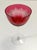 Crimson Crystal Drinking Glasses attributed to Val Saint Lambert, 1960s, Set of 12 For Sale - Image 9 of 11
