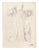 Study of Figures is original drawings on ivory paper, realized by Marcel Mangin (French, 1852 - 1915), with the stamp of...