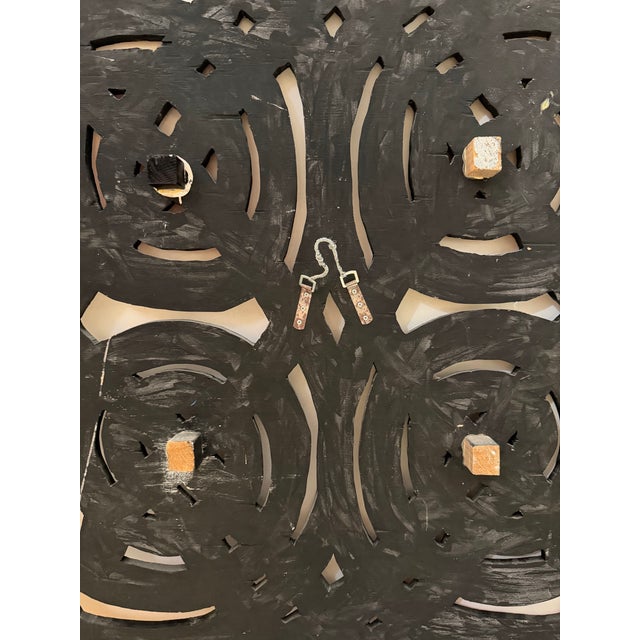1990 Charles Greeley Santa Fe Carved Wood Wall Sculpture For Sale - Image 9 of 12
