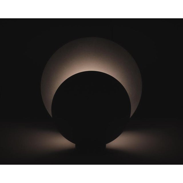 Phobos The Eclipse Table Lamp in Varnished Aluminium by Joana Teixeira For Sale - Image 8 of 12