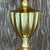 Vintage Regency Petite Brass Pineapple Lamp For Sale - Image 9 of 14