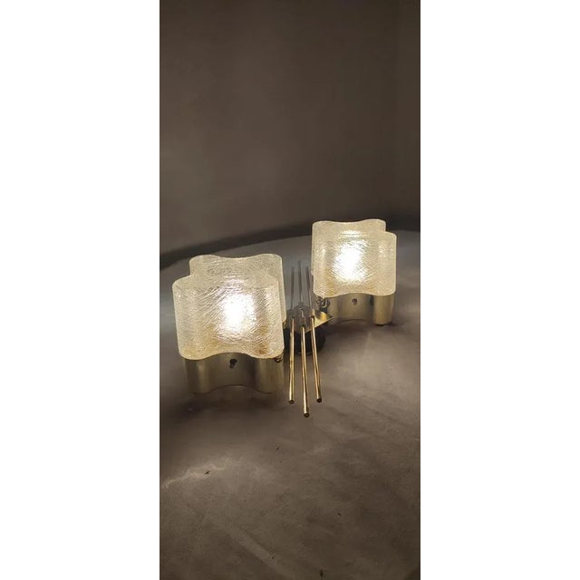 Gold Wall Lamp in Murano Glass by Sciolari, Italy, 1970s For Sale - Image 8 of 14