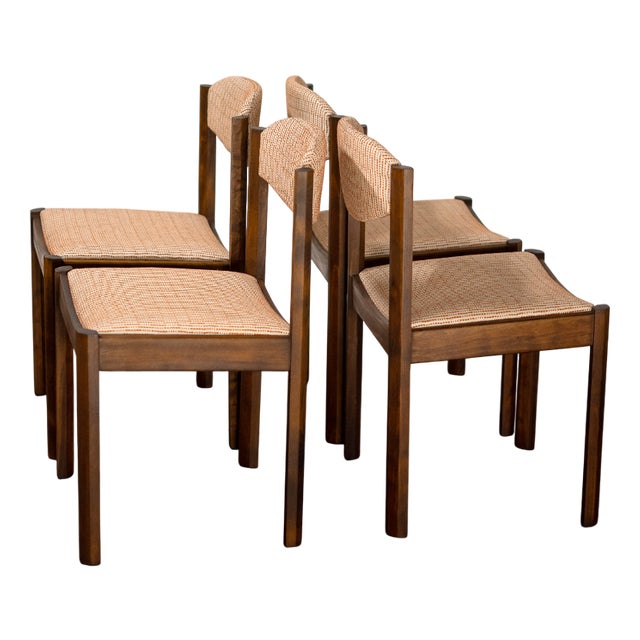 Dining Chairs in Beech, Denmark, 1960, Set of 4 For Sale