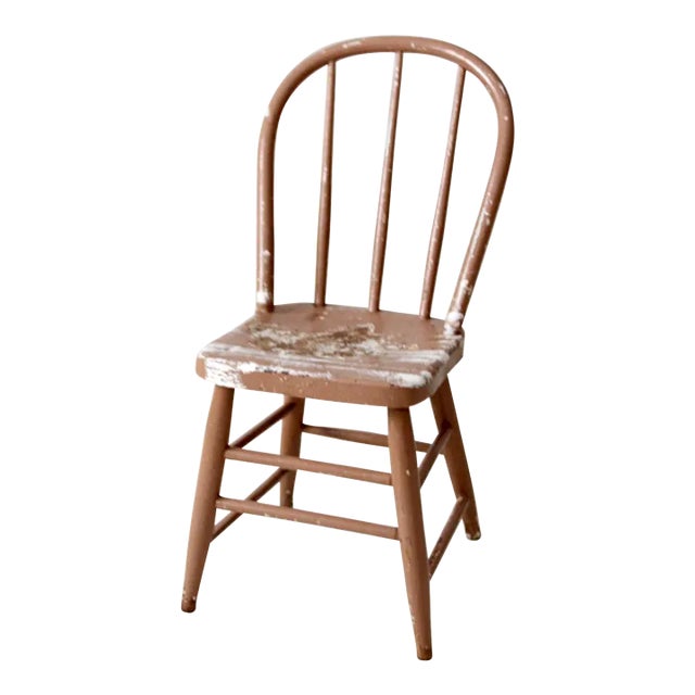 Vintage Spindle Back Windsor Chair For Sale