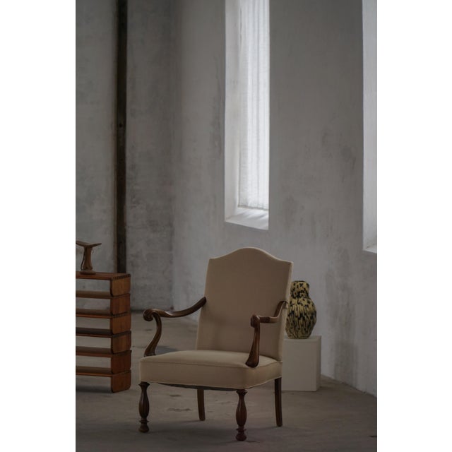 Early 20th Century Art Nouveau Danish Easy Chairs, 1920s, Set of 2 For Sale - Image 13 of 18