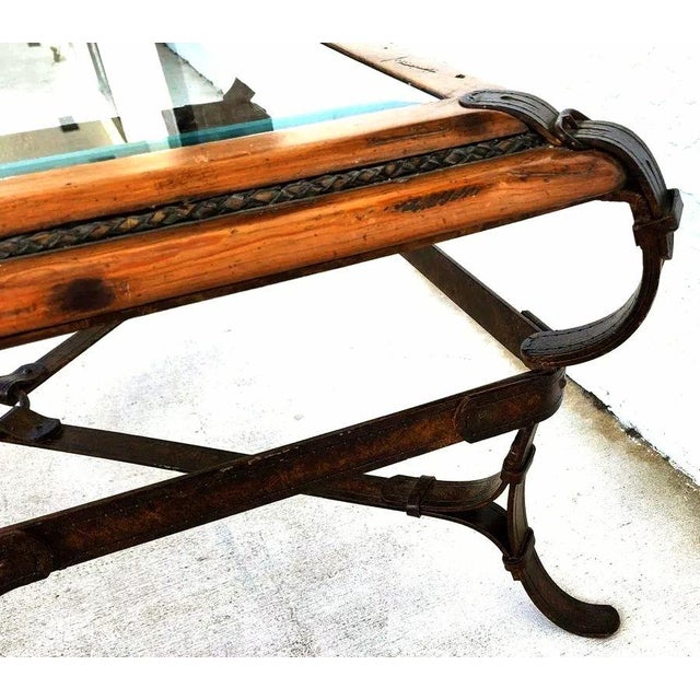 Equestrian World Adnet Hermès Pair of Matching Side Tables For Sale In Raleigh - Image 6 of 8