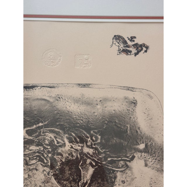 Abstract Hoi Lebadang Horses #V c.1974 Artist Proof For Sale - Image 3 of 12