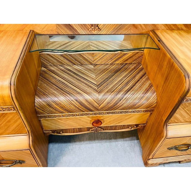 Art Deco Waterfall Style Vanity Chairish