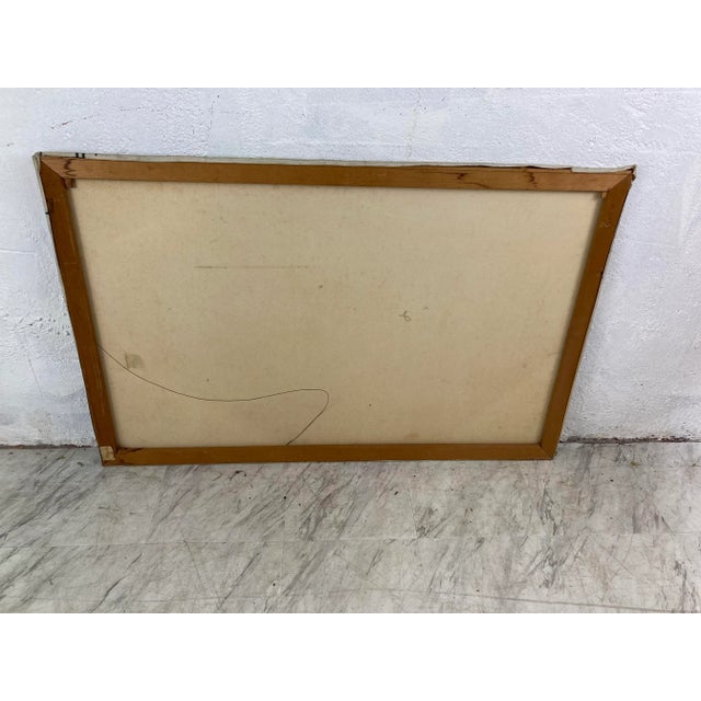 Vintage Oil on Canvas For Sale - Image 10 of 11