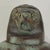 Metal A Pair of Exquisite Vintage Hand-Forged Tin Canopy Jars Duamutf (Jackal) and Kebekhsenuf (Falcon) For Sale - Image 7 of 15
