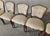 Set of Six Antique Walnut Dining Chairs in Louis XV Style With Hand-Carved Frames For Sale - Image 11 of 15