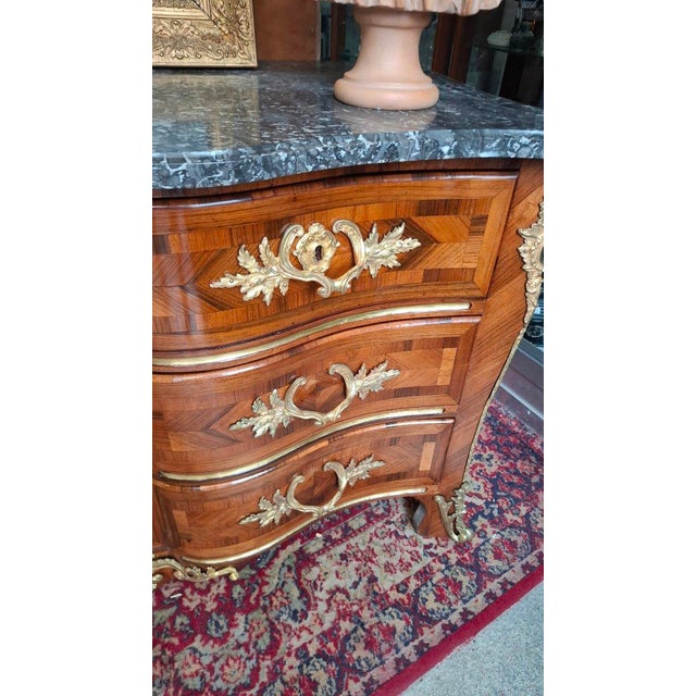 Antique Louis XV Chest of Drawers, 1790 For Sale - Image 11 of 13
