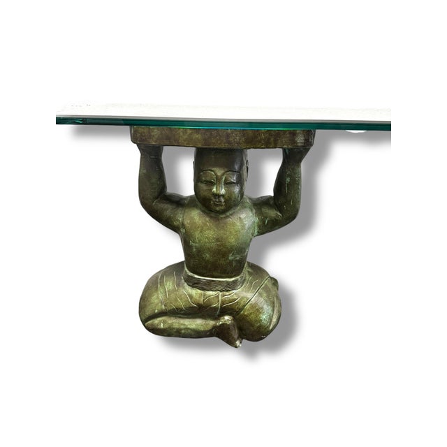 1980s Buddha Console Table For Sale In Los Angeles - Image 6 of 6