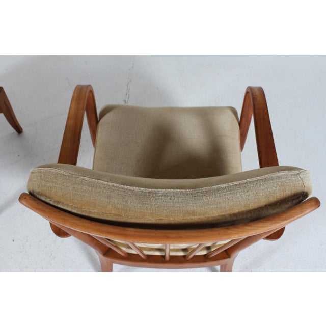 Mid-Century Ash Easy Chairs from Knoll Antimott, Germany, 1960s, Set of 2 For Sale - Image 10 of 15