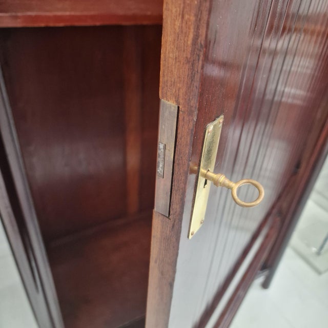 Wood Antique Model No. 60 Wardrobes from Jacob & Josef Kohn, 1890s, Set of 2 For Sale - Image 7 of 16