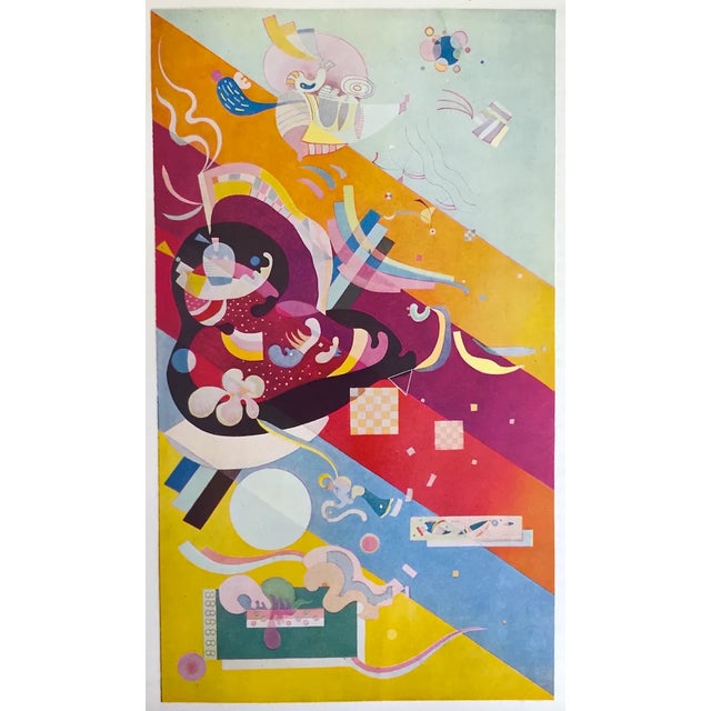 Wassily Kandinsky Vintage 1958 Abstract Modernist Lithograph Print " Composition IX " 1938 For Sale - Image 10 of 10
