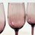 Mid 20th Century Vintage Purple Wine Glasses - Set of 4 For Sale - Image 5 of 7