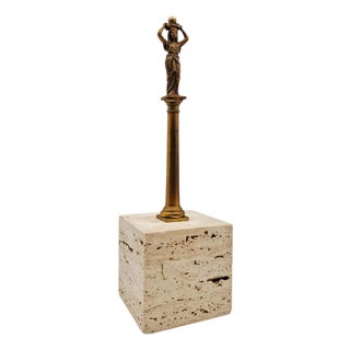 Gilded Bronze Sculpture Inspired by Ancient Egypt, Late 1800s For Sale