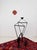 Postmodern Italian Postmodern Valet Stand on Wheels in Enameled Iron, 1980s For Sale - Image 3 of 18