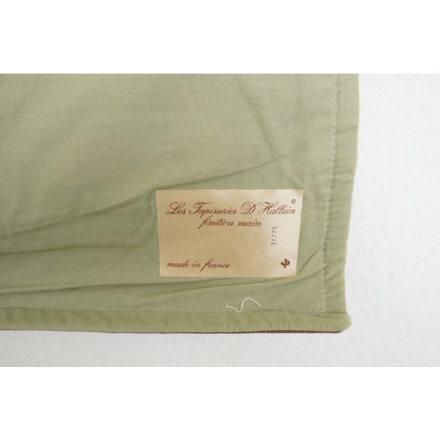 Vintage Les Tapisseries D’Halluin “L’Indiscrétion” & “L’Escarpolette” French Tapestries (Set of 2) For Sale - Image 12 of 14