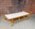 See the matching end tables in our other listing! This bespoke Turtle and Crane statement piece is a masterclass in mid-...