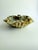 Vintage Hand Carved Soapstone Lotus Leaf Bowl With Floral Motifs For Sale - Image 9 of 12