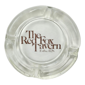 Vintage the Red Fox Inn & Tavern Middleburg, Virginia Glass Ashtray
