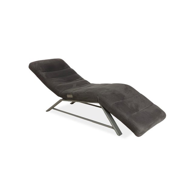 Daily Dreams Fabric Lounger in Grey by Willi Schillig For Sale - Image 5 of 12