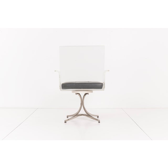 Metal 1960s Set of Four Laverne Flower Dining or Occasional Chairs For Sale - Image 7 of 10